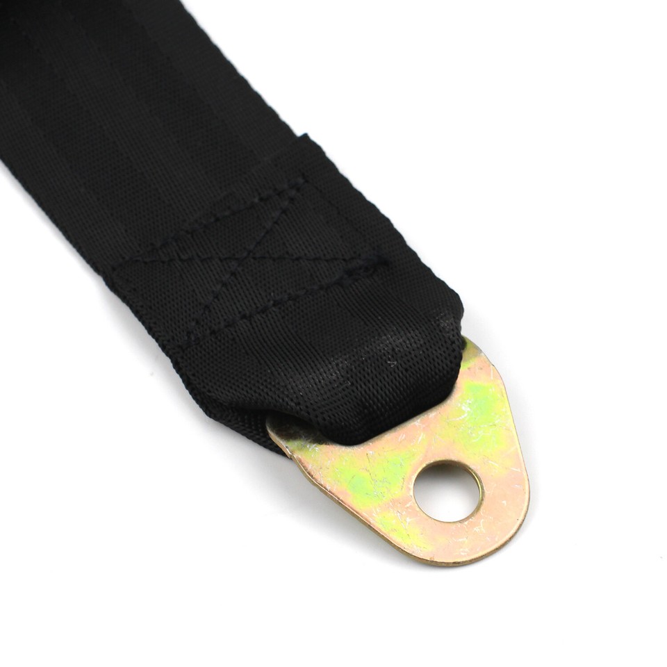 2x 2 Point Reliable Adjustable Black Lap Seat Belt For RV sofa seat