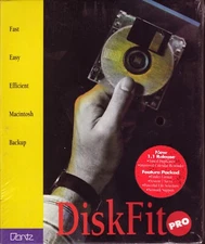 NEW  Dantz DiskFit  Pro v. 1.1  Macintosh Backup Software  3.5" Floppy  SEALED