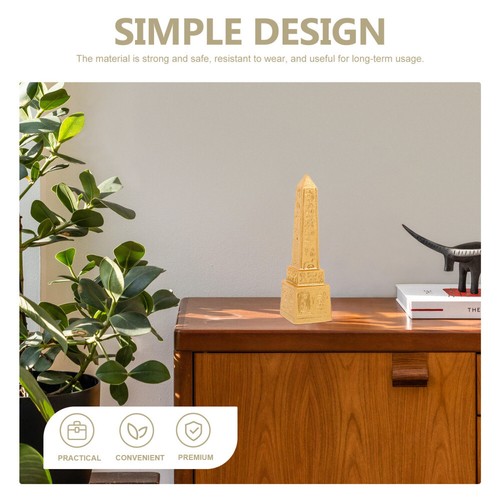 2 Pcs Pyramid Model Tower Fan Ancient Egypt Statue Desktop Decoration - Picture 8 of 12