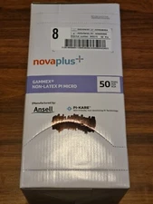 50-Pairs NovaPlus Gammex Non-Latex PI Micro Sterile Surgical Gloves Size 8 .