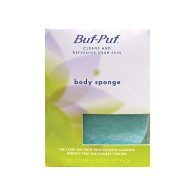 Buf Puf Double Sided Body Sponge Soft Cleans & Refreshes Dry Skin 1 ct 3 Pack