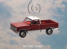 1981 Chevy C-10 Silverado Pickup Truck Squarebody Christmas Ornament C10 4x4