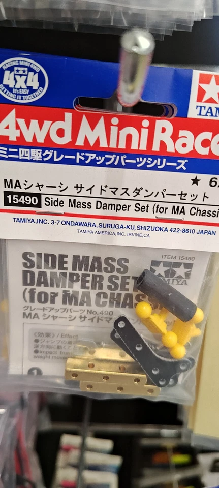 Tamiya Mini 4wd Accessori TA 15490 FRP SIDE MASS DAMPER PER MA