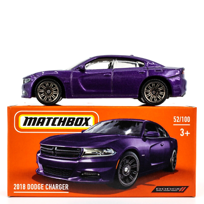 2022 Matchbox Power Grabs #52 2018 Dodge Charger PLUM CRAZY