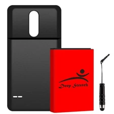 Long Life 4670mAh Extended Battery Rapid Charger Cover for LG Stylo 3 Plus MP450