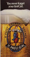 St Pauli Girl Bremen Germany Beer Vintage Print Ad 1981