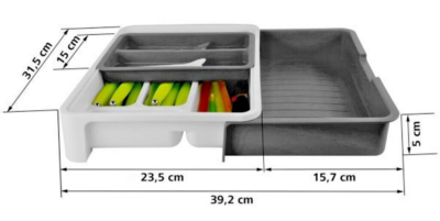 Besteckeinsatz variabel Schubladeneinsatz Besteckeinteilung Wohnmobil Küchen
