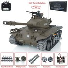 Us Stock Henglong 1/16 7.0 Walker Bulldog Rc Infrare Tank 3839 360°Turret Bb