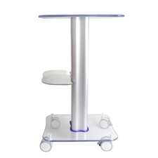 Acrylic Beauty Salon Trolley 360 Rolling Cart SPA Equipment Holder Machine US