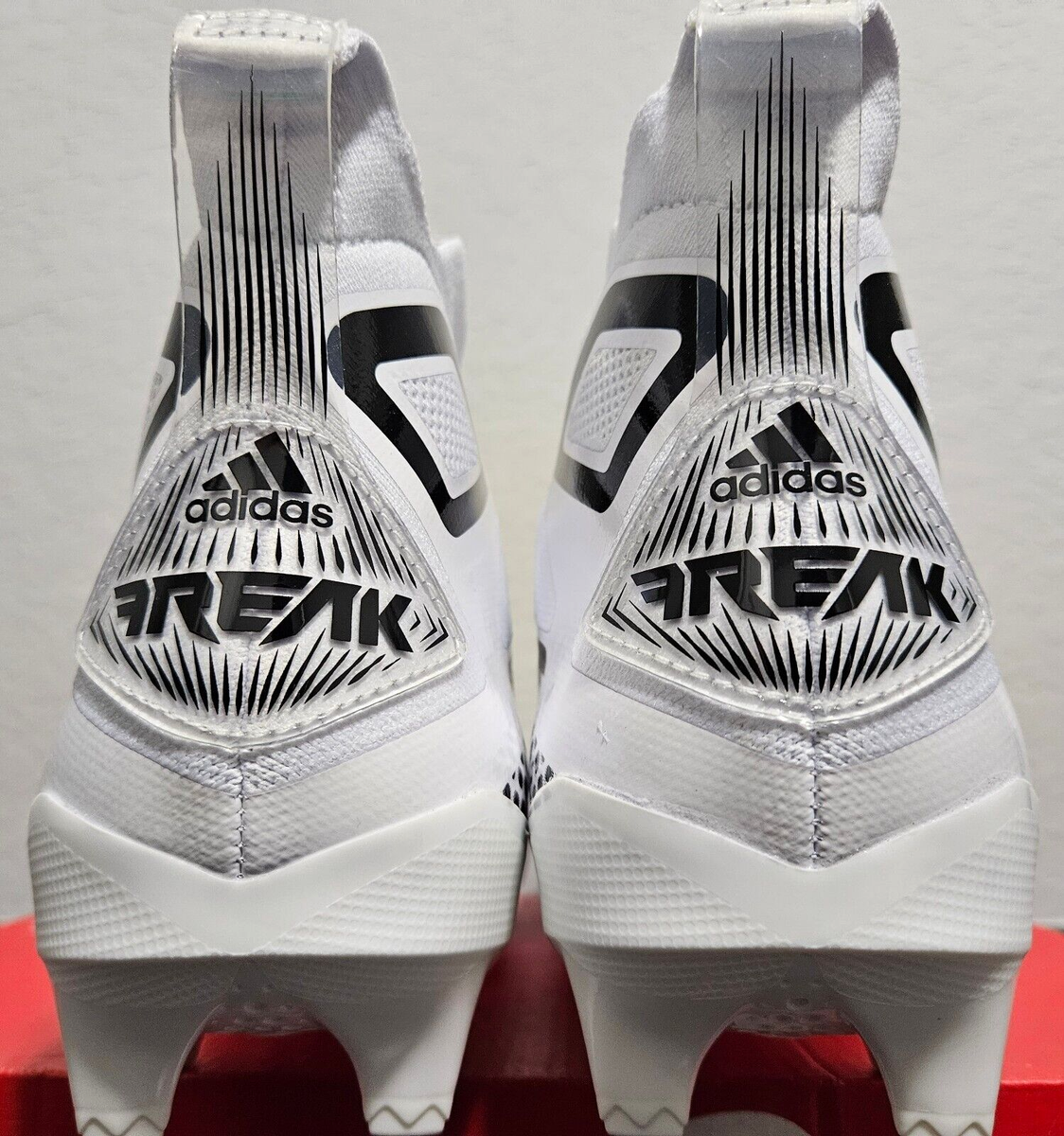 Adidas Freak Ultra 22 Primeknit Laceless Football Cleats 12.5 White Black GZ0450 Adidas Freak Ultra 22 Primeknit Laceless Football Cleats  main image 4