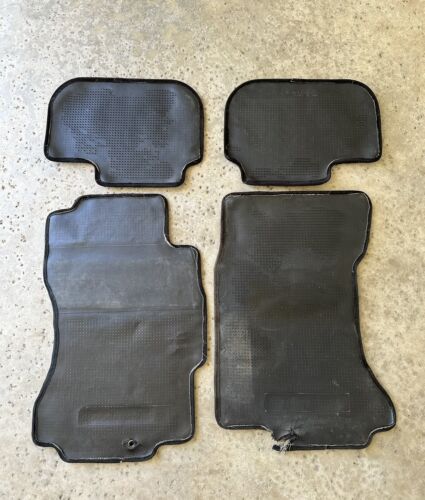 1990-96 Nissan 300zx Z32 2+2 Oem Floor Mat Set Of 4. Black. - Picture 3 of 17