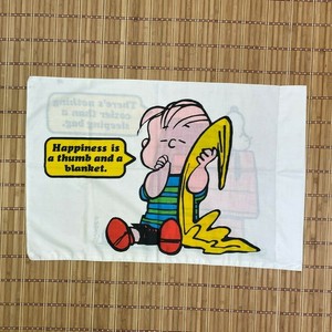 peanuts pillowcase