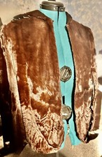 Vintage Chocolate Brown Fur Capelet
