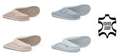 Vanuba AWASSI Pantoufles Hiver En Cuir Pour Femmes Avec Laine De Mouton D005 - Photo 1/4