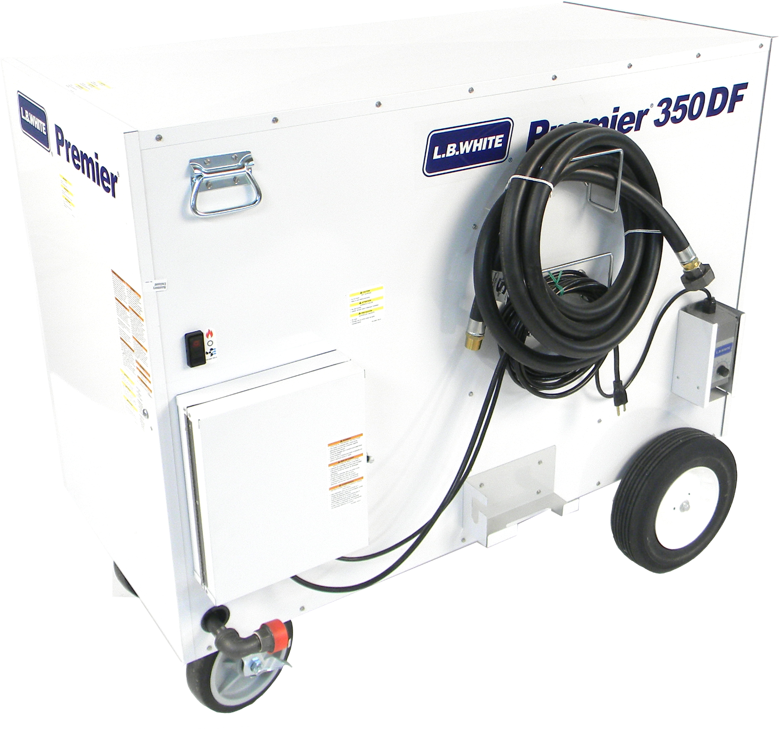 L.B. White Premier 350DF 2.0 Ductable Heater 350,000 BTUH, Dual Fuel LP ...