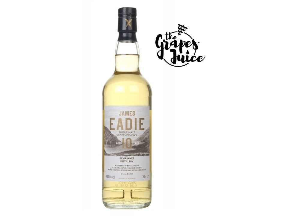BENRINNES 10 Y.O. SCOTCH WHISKY SINGLE MALT SMALL BATCH JAMES EADIE