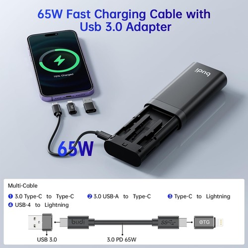 SD Card Reader USB 3.0 Type-C 7-in-1 Memory Card Reader for Cameras Smartphones - 第 8/9 張圖片