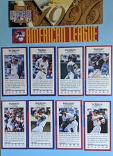 1996 MLB All-Star Game Program Player Inserts - U Pick