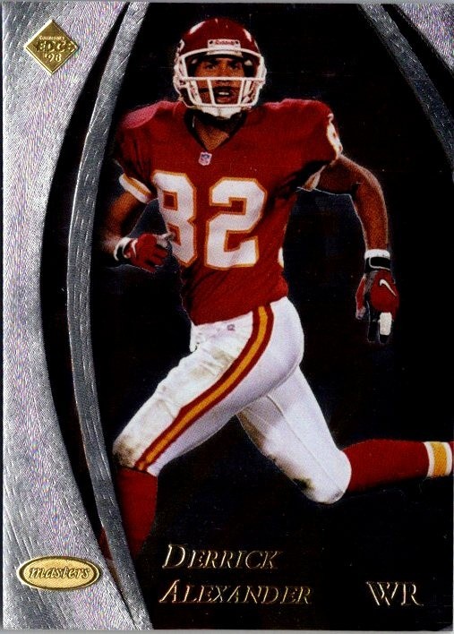 1998 Collector's Edge Masters #80 Derrick Alexander /5000 Kansas City Chiefs