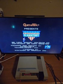 Retro Original Nintendo NES American Gladiators Authentic Game - Tested/Works