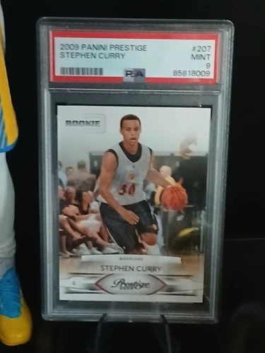 Panini 2009-10 Prestige Stephen Curry #207 Rookie Golden State PSA 9 Basketball