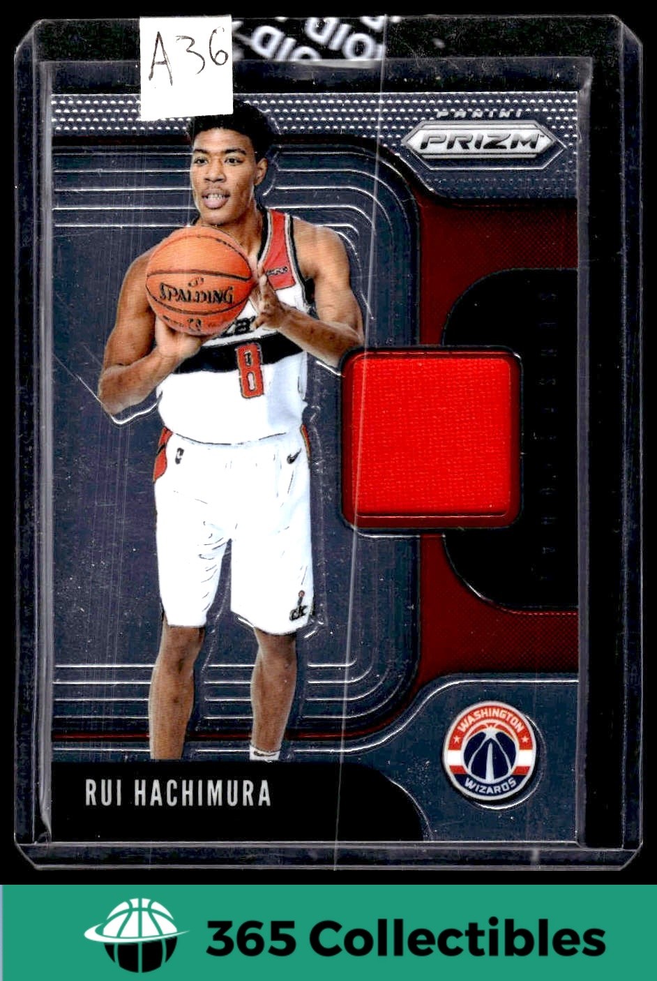 2019-20 Panini Prizm Rui Hachimura Sensational Swatches #SS-RUI Wizards