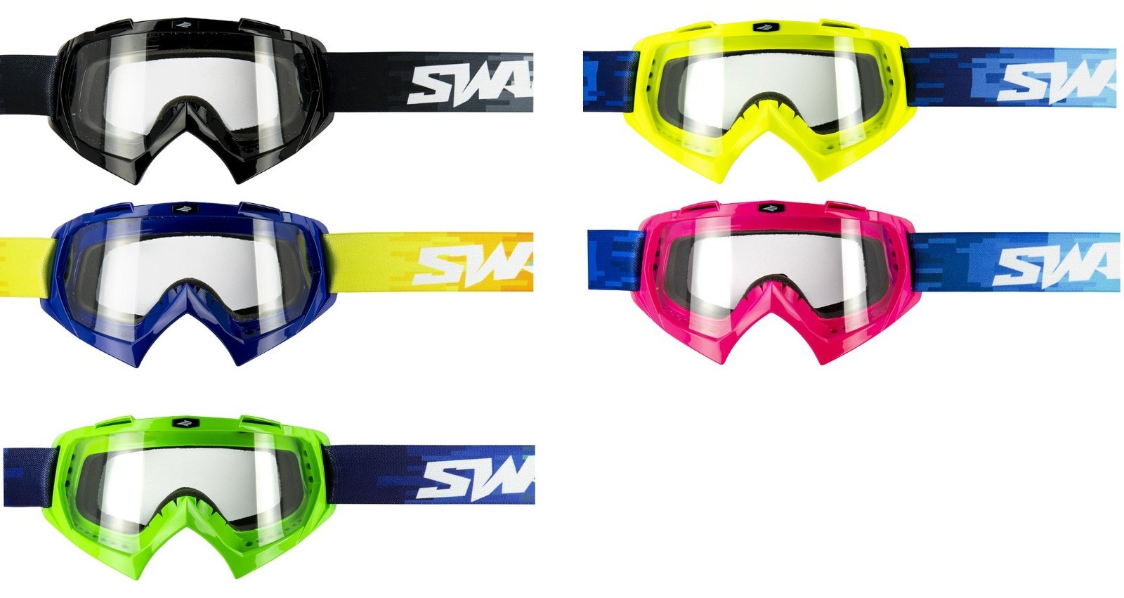 Motocross Enduro masque cross taille adulte lunette moto ecran clair mask MX Goggles
