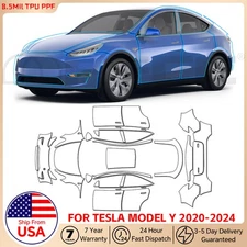 For Tesla Model Y 2020-2024 Full Car Paint Protection Film PreCut Kit PPF Glossy