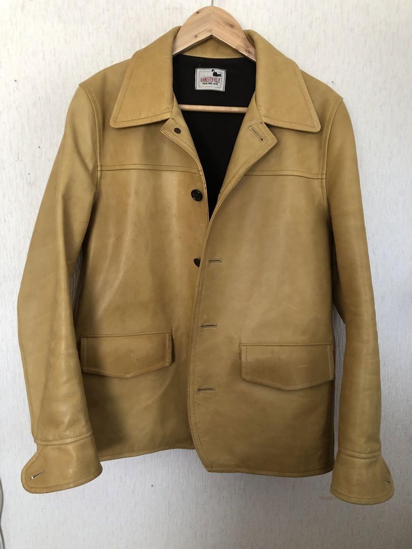 ゆう　gangsterville CAR COAT gladhand Gangsterville Car Coat Camel Horsehide Glad Hand size M | eBay