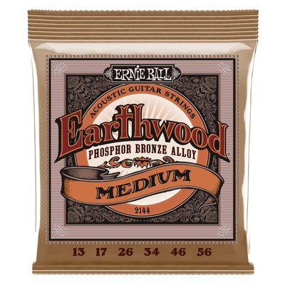 Ernie Ball EB2144 13-56 Earthwood Phosphor Bronze Power Slinky