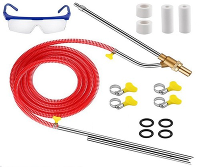 #ad Pressure Washer Sandblasting Kit Wet Abrasive Sandblaster Attachment Power ... $47.17