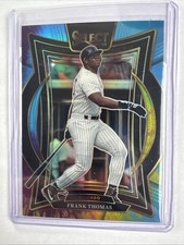 2025 Panini Select 2/25 Concourse Frank Thomas Tie-Dye Prizm /25 White Sox HOF