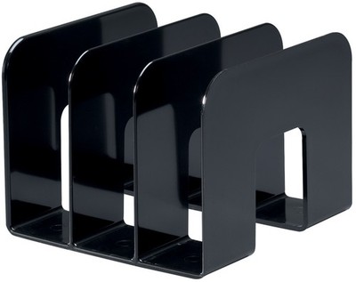 DURABLE Stehsammler TREND Kunststoff 3 Fächer schwarz