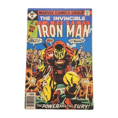 Invincible Iron Man #96 FN- Marvel 1976 Whitman Variant 1st App Guardsman II