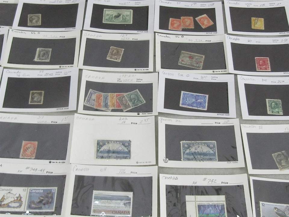 Nystamps Canada many mint NH old stamp collection high cost d13pe - Image 3 of 4