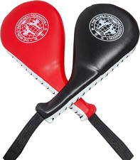 2 Pack Taekwondo Kick Pads, Double Strike Boxing Pads, Striking Karate Martial A