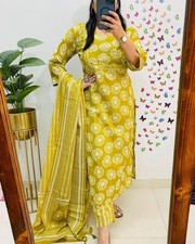 Kurti with pant  dupata; Size: S to 3XL Massage for Size 