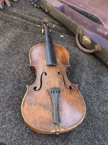 Vintage Violin I Took A Picture Of The Label Maker Carl Vulzar Germany - Picture 17 of 24
