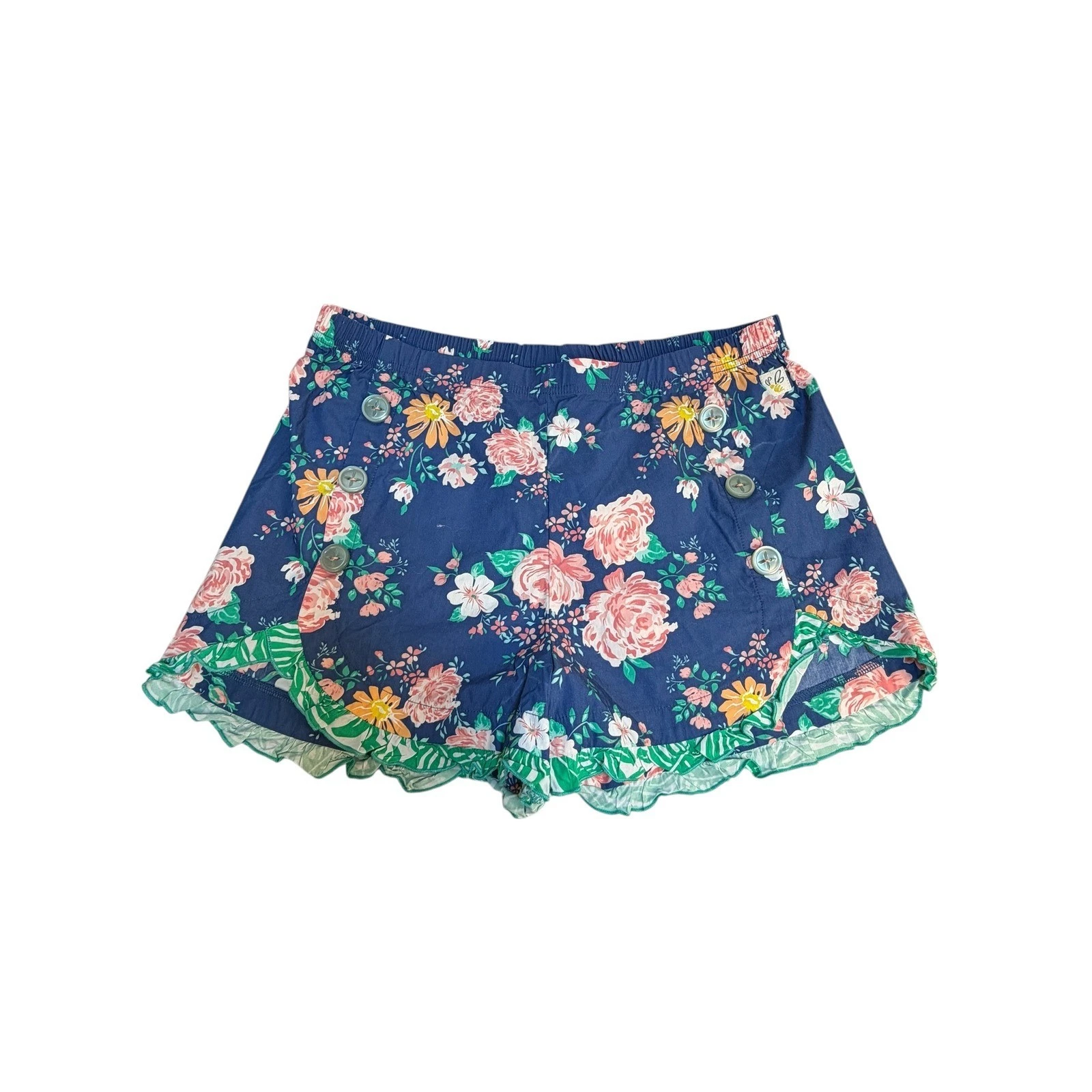 Wildflowers Clothing Co Navy Floral Ruffle Shorts Daydream Believer Kids M NEW
Opens in a new window