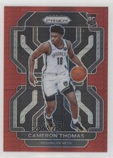 2021-22 Panini Prizm Factory Set Red Hyper Prizm Cameron Thomas #297 4o1