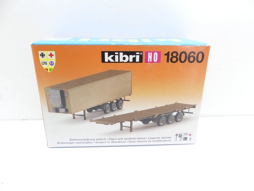 Kibri H0 18060 kit camión remolque ejército alemán, sin construir, NUEVO en embalaje original #66632 | Zustand: Gebraucht