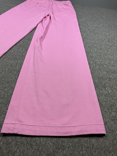 Dickies Womens Pants 4 Pink Flared Skater Relaxed Fit High Rise - Picture 16 of 18