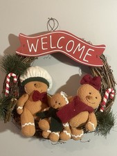 Festive GingerbreadWelcome Wreath