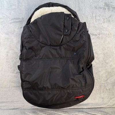 Skip Hop Stroller Footmuff Baby Bunting Bag Black Fleece Lined Universal