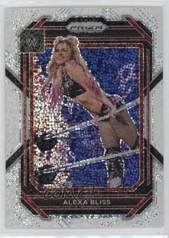 2023 Panini Prizm WWE White Sparkle Prizm Alexa Bliss #139 1fl4