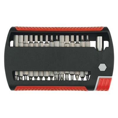 31-Piece Screwdriver Bit Set Slotted Phillips Torx Hex with Magnetic Holder Case