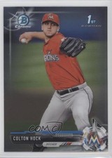 2017 Bowman Draft Chrome Colton Hock #BDC-196 fm0