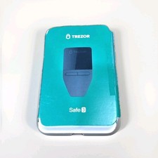 Trezor Safe 3 Secure Element Crypto Hardware Wallet