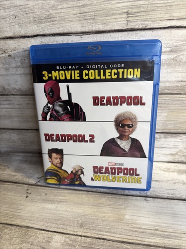 Deadpool Trilogy 3Movie Collection Wolverine Blu-Ray Top Zustand Digital