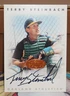 1996 Donruss Leaf Signature Series Terry Steinbach Bronze Auto On-Card Autograph
